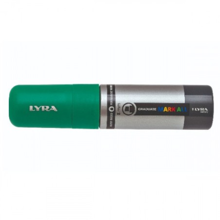 8859-MARCADOR PERMANENTE MARK ALL VERDE ESMERALDA 8 MM LYRA GROOVE L6830063