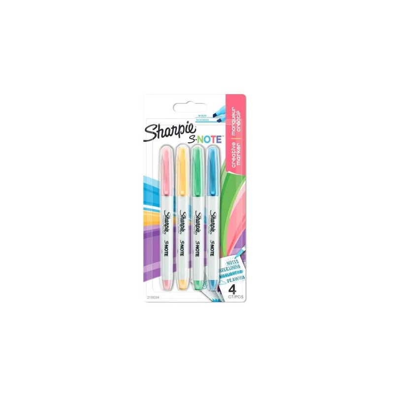 8867-Sharpie 2138234 marcador permanente Multicolor 4 pieza(s)