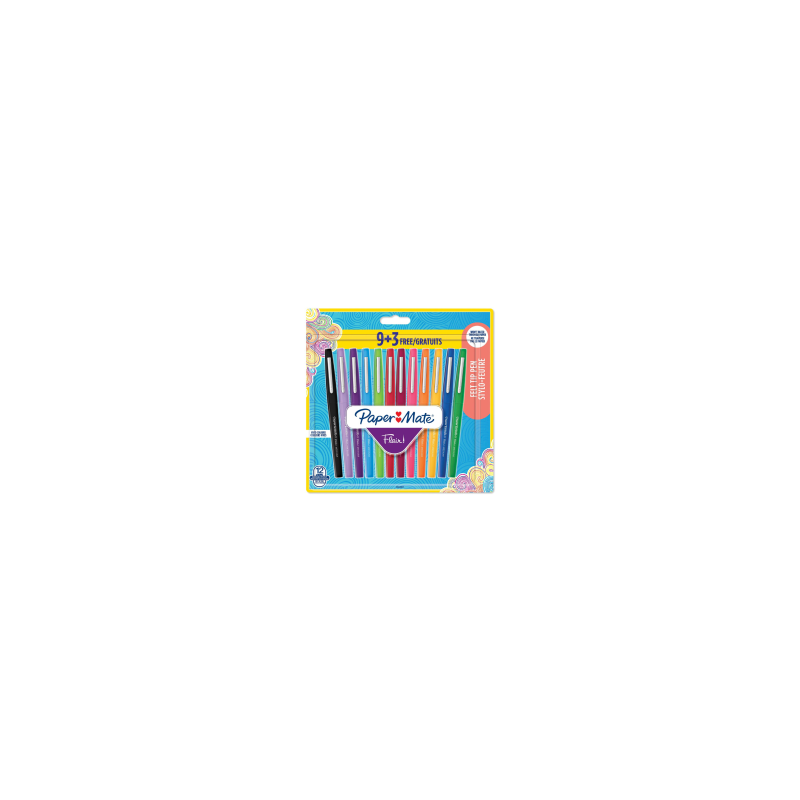 8869-Papermate Flair rotulador Medio Multicolor 12 pieza(s) 8869-Papermate Flair rotulador Medio Multicolor 12 pieza(s)