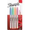 8879-Sharpie 2065402 marcador permanente Fibre tip Azul, Verde, Naranja, Rosa 4 pieza(s)