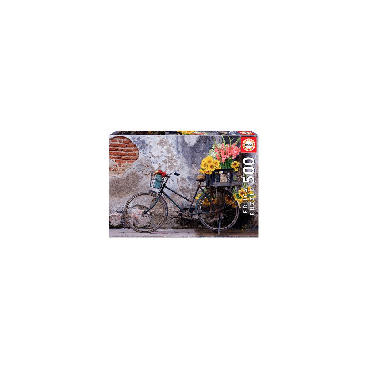 Educa Bicycle with flowers Puzzle rompecabezas 500 piezas