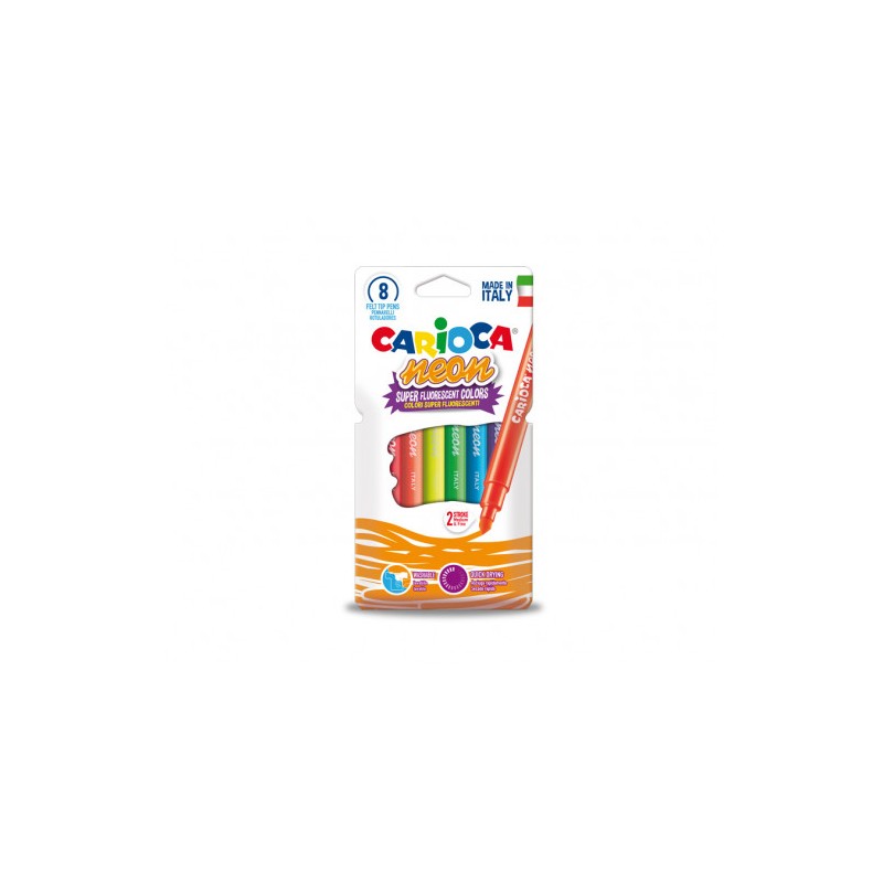 8950-ESTUCHE ROTULADORES NEON 8 PCS CARIOCA 42785 8950-ESTUCHE ROTULADORES NEON 8 PCS CARIOCA 42785