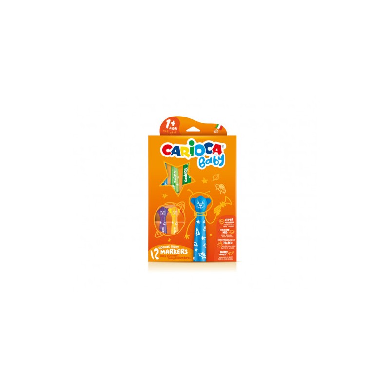 8954-ESTUCHE ROTULADOR BABY TEDDY MARKER 1+ 12 PCS CARIOCA 42816 8954-ESTUCHE ROTULADOR BABY TEDDY MARKER 1+ 12 PCS CARIOCA 42816