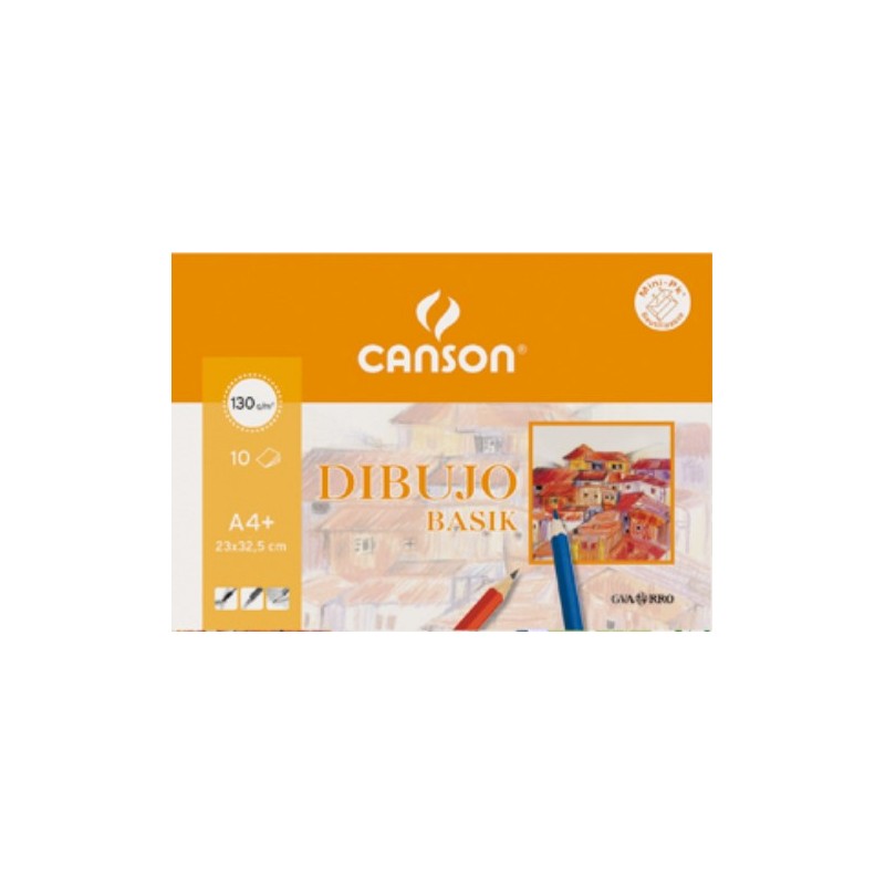 8980-Canson Guarro Basik Arte de papel 10 hojas 8980-Canson Guarro Basik Arte de papel 10 hojas