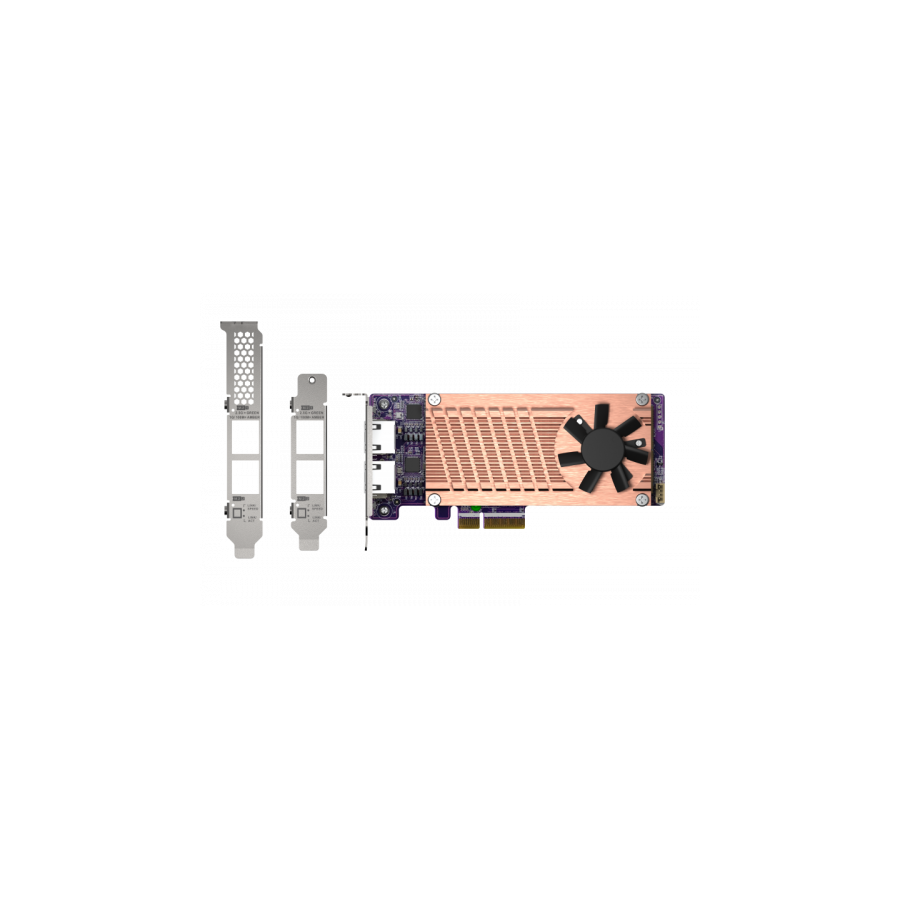 8996-QNAP QM2-2P2G2T adaptador y tarjeta de red Interno Ethernet 2500 Mbit/s 8996-QNAP QM2-2P2G2T adaptador y tarjeta de red Interno Ethernet 2500 Mbit/s
