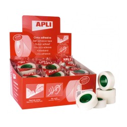 8999-APLI 12533 cinta adhesiva 33 m Invisible