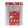 9001-BLISTER 5 UDS. FORRO DE LIBROS CON SOLAPA AJUSTABLE PP 290 MM APLI 16913