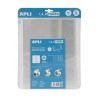 9003-BLISTER 5 UDS. FORRO DE LIBROS CON SOLAPA AJUSTABLE PP 300 MM APLI 16914