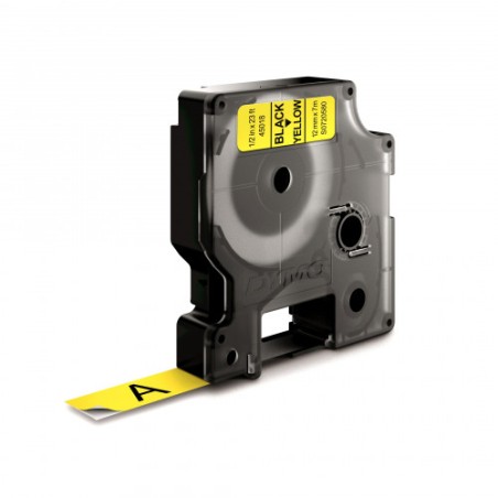 905-CINTA ROTULADORA D1 12MMX7M NEGRO/AMARILLO DYMO S0720580