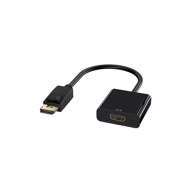 9074-Ewent EC1455 adaptador de cable de video 0,15 m DisplayPort HDMI Negro 9074-Ewent EC1455 adaptador de cable de video 0,15 m DisplayPort HDMI Negro