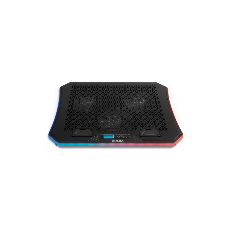 9097-KROM BASE REFRIGERACION PORTATIL HASTA 19". SOPORTE SMARTPHONE. HUB 2 X USB. RGB (NXKROMKOOLER) 9097-KROM BASE REFRIGERACION PORTATIL HASTA 19". SOPORTE SMARTPHONE. HUB 2 X USB. RGB (NXKROMKOOLER)