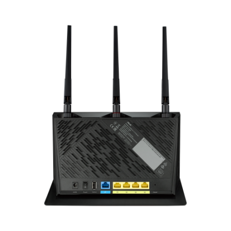 9144-ASUS 4G-AC86U router inalambrico Gigabit Ethernet Doble banda (2,4 GHz / 5 GHz) 3G Negro