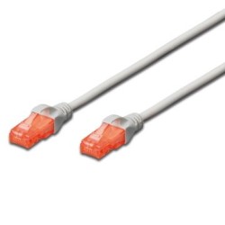 9176-Ewent EW-6U-100 cable de red Gris 10 m Cat6 U/UTP (UTP)