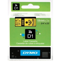 920-CINTA ROTULADORA D1 19MMX7M NEGRO/AMARILLO DYMO S0720880