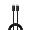 9215-Ewent EC1045 cable USB 1 m USB 3.2 Gen 2 (3.1 Gen 2) USB C Negro