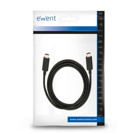 9216-Ewent EC1045 cable USB 1 m USB 3.2 Gen 2 (3.1 Gen 2) USB C Negro