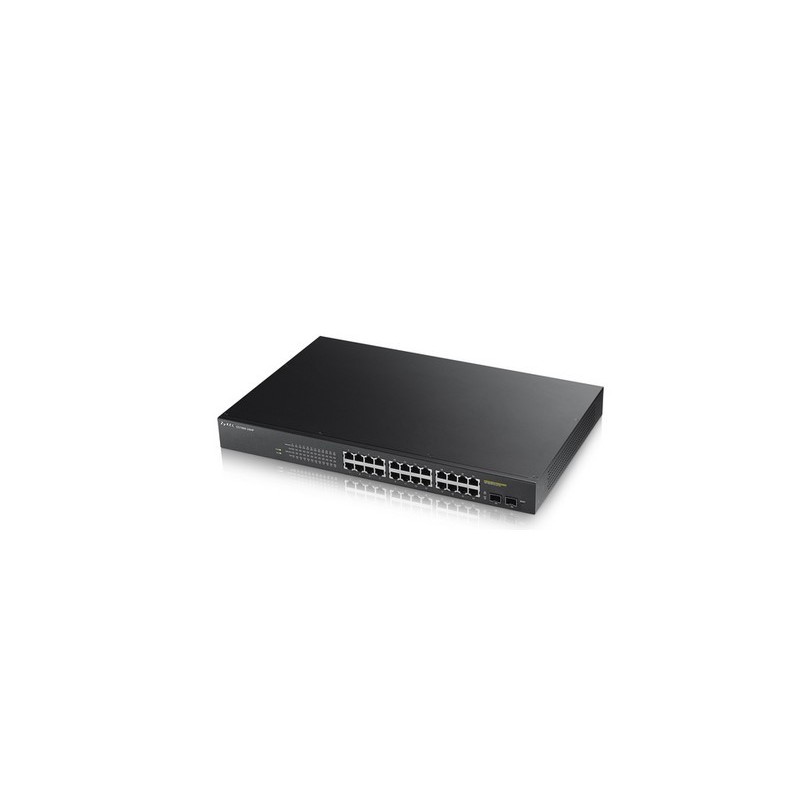 9237-Zyxel GS1900-24HP Gestionado Gigabit Ethernet (10/100/1000) 1U Negro