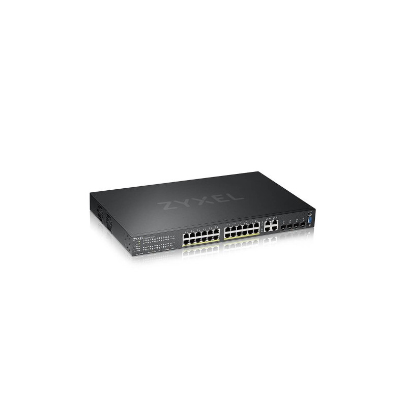 9260-Zyxel GS2220-28HP-EU0101F switch Gestionado L2 Gigabit Ethernet (10/100/1000) Energia sobre Ethernet (PoE) Negro 9260-Zyxel GS2220-28HP-EU0101F switch Gestionado L2 Gigabit Ethernet (10/100/1000) Energia sobre Ethernet (PoE) Negro
