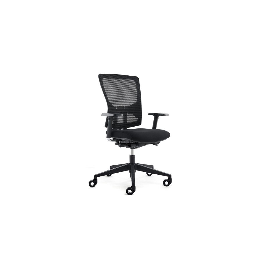 9278-SILLA OFICINA RD937-4 ASIENTO TAPIZADO NEGRO / RESPALDO MALLA NEGRA ROCADA 937V19-4 9278-SILLA OFICINA RD937-4 ASIENTO TAPIZADO NEGRO / RESPALDO MALLA NEGRA ROCADA 937V19-4