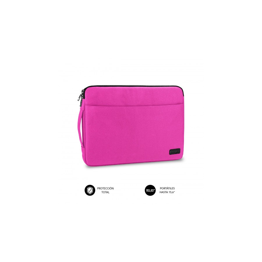 9294-SUBBLIM Funda Ordenador Urban Laptop Sleeve 15,6" Pink