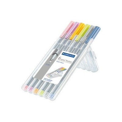 ESTUCHE 6 PZASTRIPLUS FINELINER 334 SURT NEoN STAEDTLER 334 SB6CS3