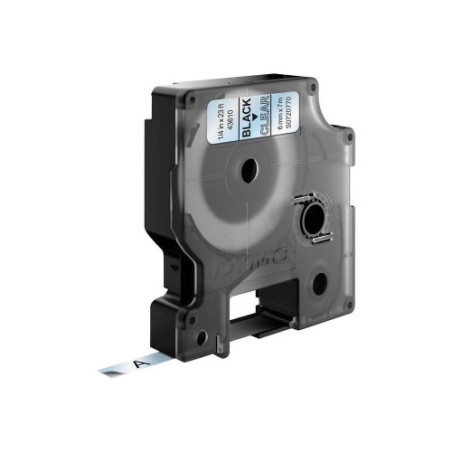 931-CINTA ROTULADORA D1 6MMX7M NEGRO/TRANSPARENTE DYMO S0720770
