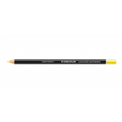 LAPIZ ESPECIAL LUMOCOLOR PERMANENT GLASOCHROM 108 20 AMARILLO STAEDTLER 108 20 1