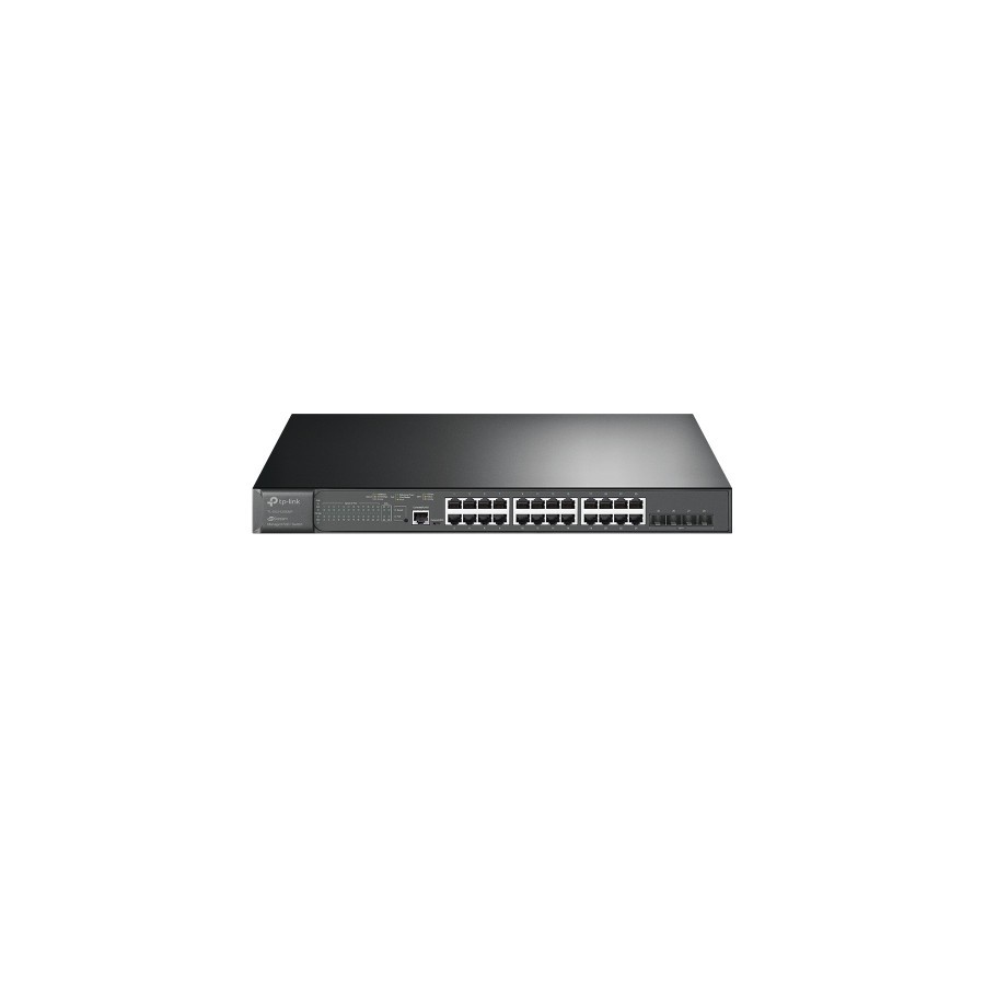 9351-TP-LINK TL-SG3428XMP switch Gestionado L2+ Gigabit Ethernet (10/100/1000) Energia sobre Ethernet (PoE) Negro 9351-TP-LINK TL-SG3428XMP switch Gestionado L2+ Gigabit Ethernet (10/100/1000) Energia sobre Ethernet (PoE) Negro