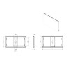 9361-VOGELS GAMA PROFESIONAL POW 1602 OUTDOOR WALL MOUNT FOR LG 55XE4F (POW 1602)