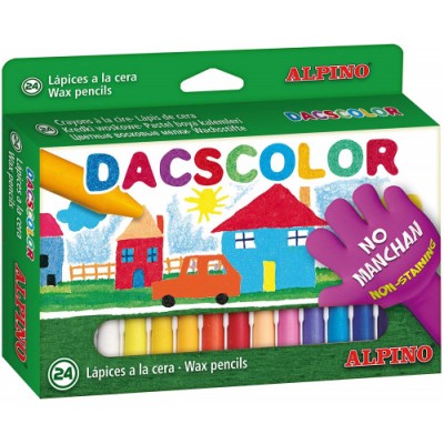 ESTUCHE 24 CERAS DE COLORES DACSCOLOR DACS DC050295