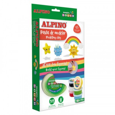 Alpino DP000209 compuesto para ceramica y modelaje Arcilla de modelar 240 g Multicolor 1 piezas