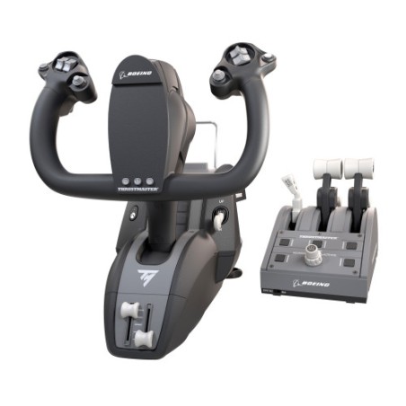 9433-Thrustmaster TCA Y Pack Boeing Xbox Series et PC (Joystick , Manette des Gaz , P Gris USB Panel de mandos tipo maqu