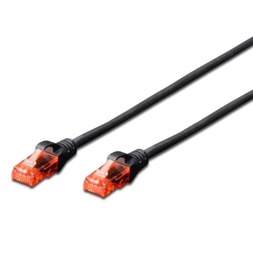 9444-Ewent EW-6U-010 cable de red Negro 1 m Cat6 U/UTP (UTP)