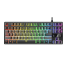 9452-Trust GXT 833 Thado teclado USB Espanol Negro, Plata