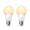 9453-Tapo L510E(2-pack) Bombilla inteligente 8,7 W Metalico, Blanco Wi-Fi