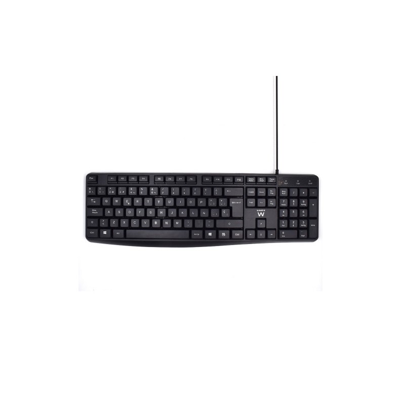 9469-Ewent EW3001 teclado USB QWERTY Espanol Negro 9469-Ewent EW3001 teclado USB QWERTY Espanol Negro
