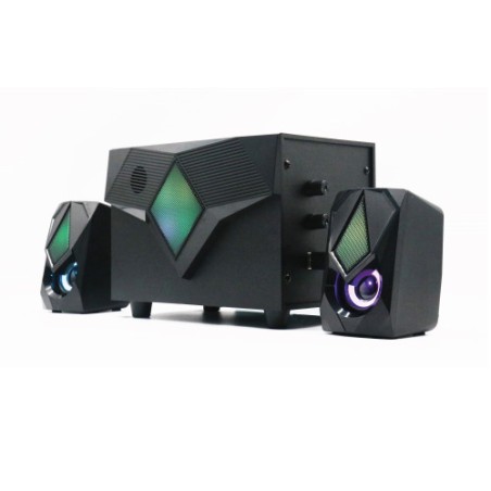 9477-Ewent EW3526 conjunto de altavoces 11 W Negro 2.1 canales