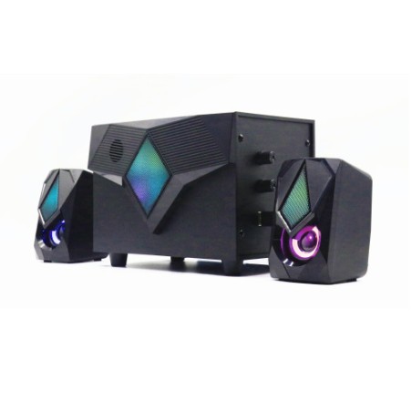 9478-Ewent EW3526 conjunto de altavoces 11 W Negro 2.1 canales