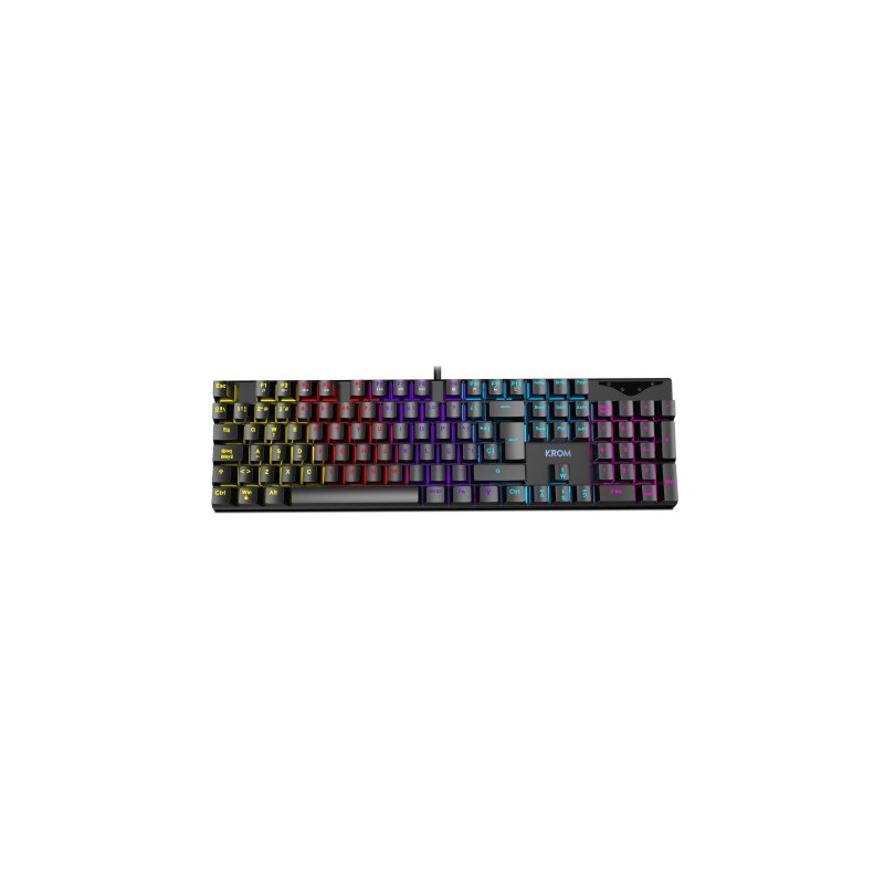 9487-KROM TECLADO GAMING KASIC. MECANICO. TECLAS RETROILUMINADAS RAINBOW. USB 9487-KROM TECLADO GAMING KASIC. MECANICO. TECLAS RETROILUMINADAS RAINBOW. USB