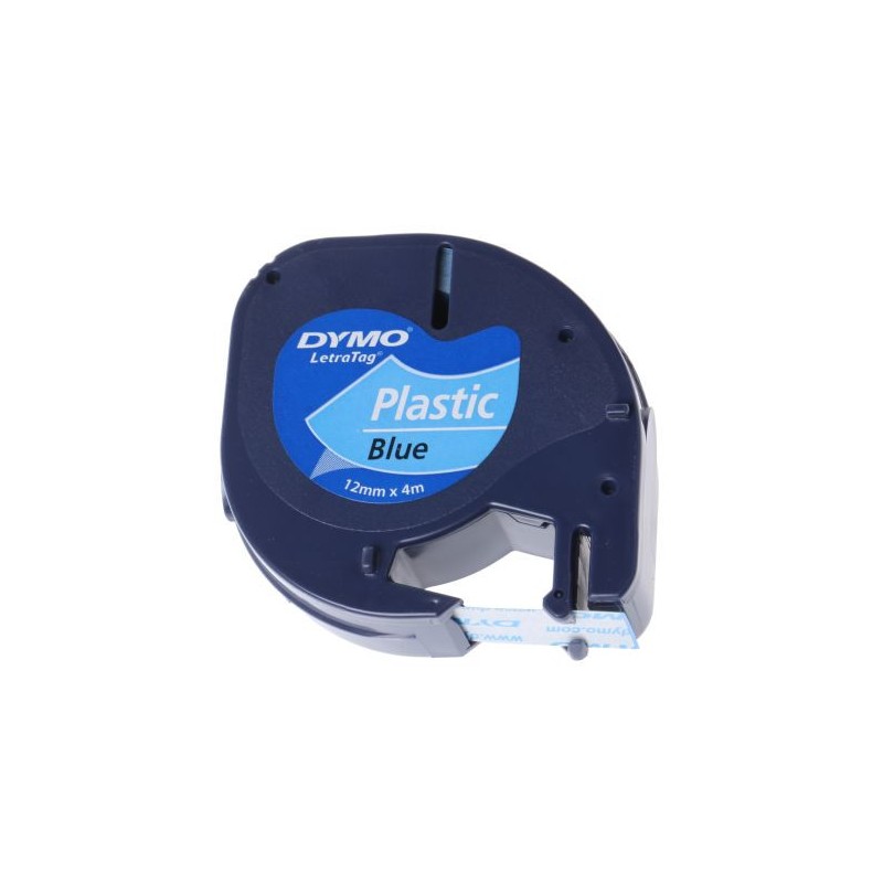 950-CINTA ROTULADORA LETRATAG 12MMX4M NEGRO/AZUL DYMO S0721650 950-CINTA ROTULADORA LETRATAG 12MMX4M NEGRO/AZUL DYMO S0721650