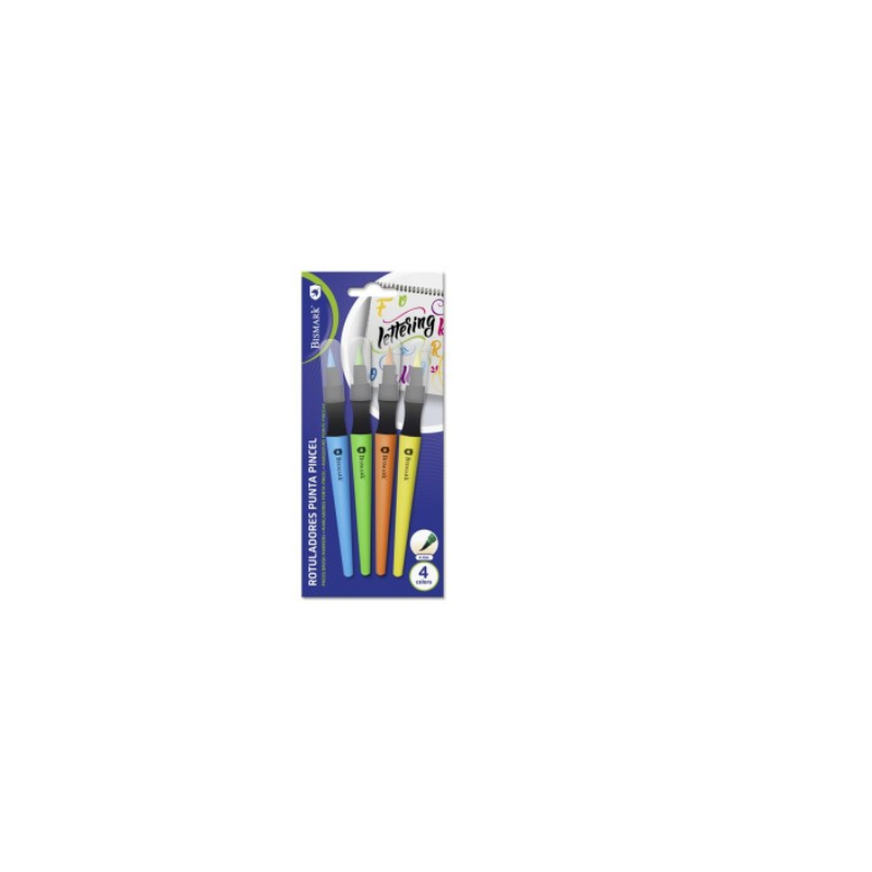 9501-Bismark 328354 rotulador Multi Azul, Verde, Naranja, Amarillo 4 pieza(s) 9501-Bismark 328354 rotulador Multi Azul, Verde, Naranja, Amarillo 4 pieza(s)
