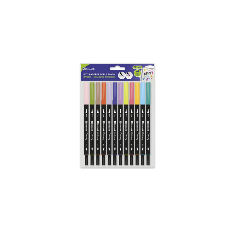 9503-Bismark 330114 rotulador Fino/Extragrueso Azul, Marron, Cian, Verde, Limon (color), Mauve, Naranja, Rosa, Purpura, 9503-Bismark 330114 rotulador Fino/Extragrueso Azul, Marron, Cian, Verde, Limon (color), Mauve, Naranja, Rosa, Purpura,