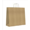 9543-BOLSA PAPEL CON ASAS KRAFT MARRON S 24X10X32 CM BISMARK 329837