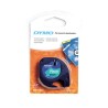 956-CINTA ROTULADORA LETRATAG 12MMX4M NEGRO/VERDE DYMO S0721640