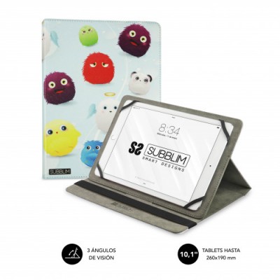 SUBBLIM Funda Tablet Universal TRENDY CASE FURRY 101