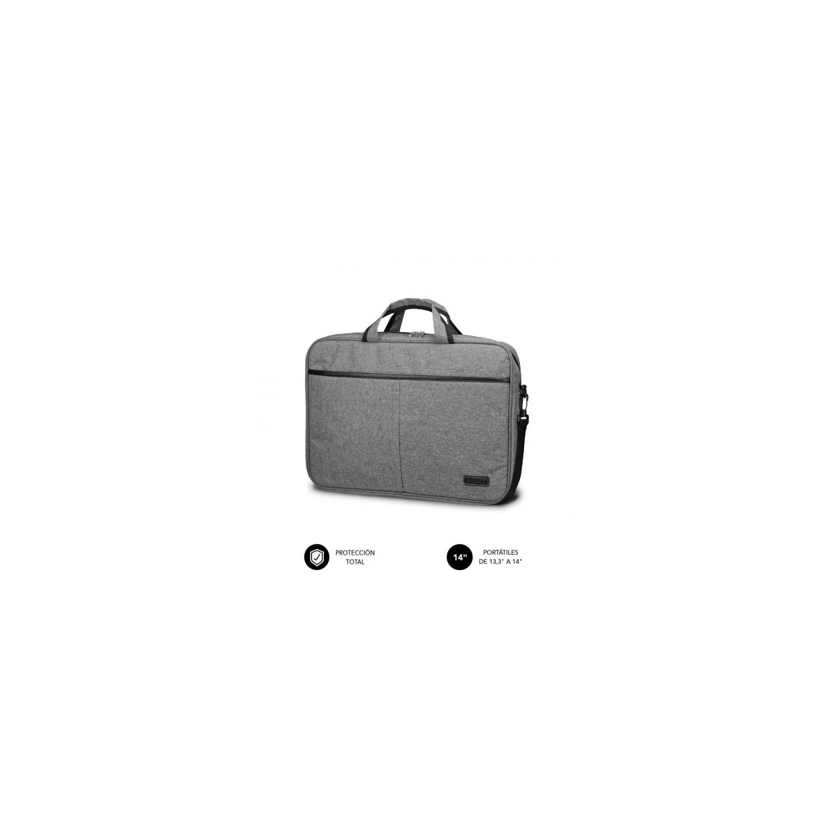 SUBBLIM Maletin Ordenador Elite Laptop Bag 133 14 Grey