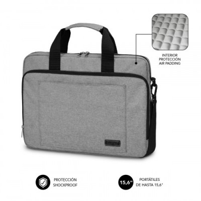 SUBBLIM Maletin Ordenador Air Padding Laptop bag 156 Grey