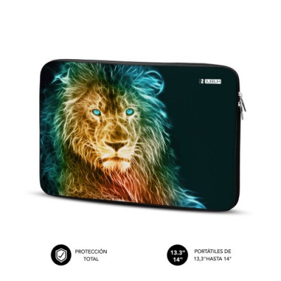 SUBBLIM Funda Ordenador Neopreno Trendy Sleeve Neo Lion 133 14