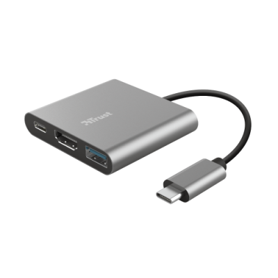 Trust Dalyx USB 32 Gen 1 31 Gen 1 Type C Aluminio Negro