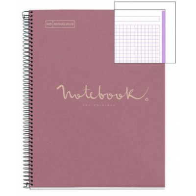 CUADERNO 100 RECICLADO NB 1 A4 80HOJAS ECOLAVANDA EMOTIONS MIQUELRIUS 6090